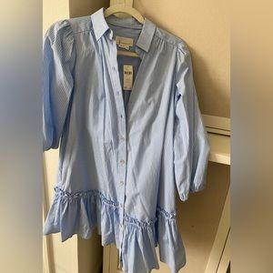 Anthropologie Mini Shirt Dress